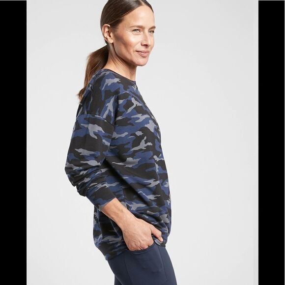 Athleta Studio to Street Printed Sweatshirt - Picture 3 of 6